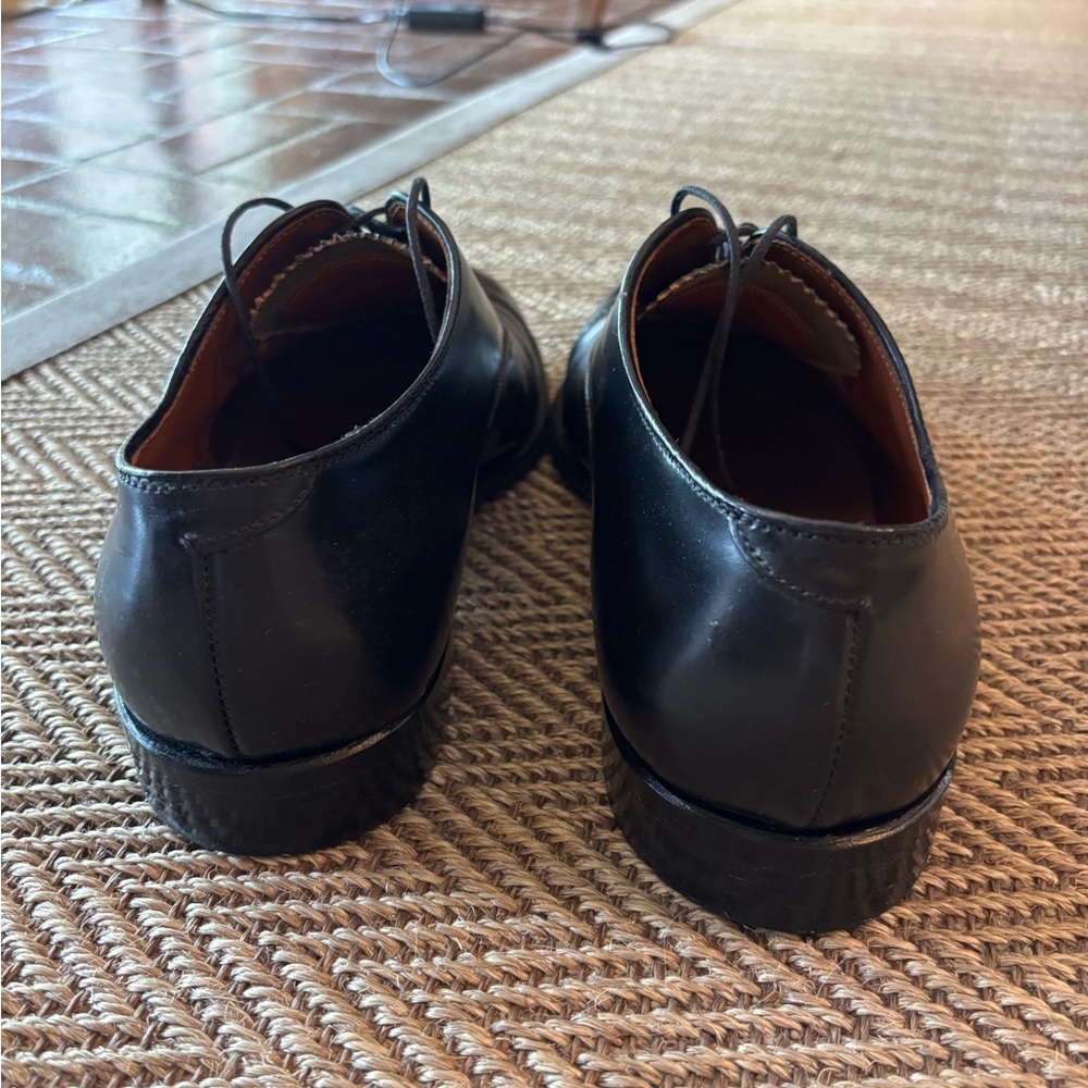Alden Black Cap-Toe Derby in Polished Shell Cordovan - Picture 4 of 13